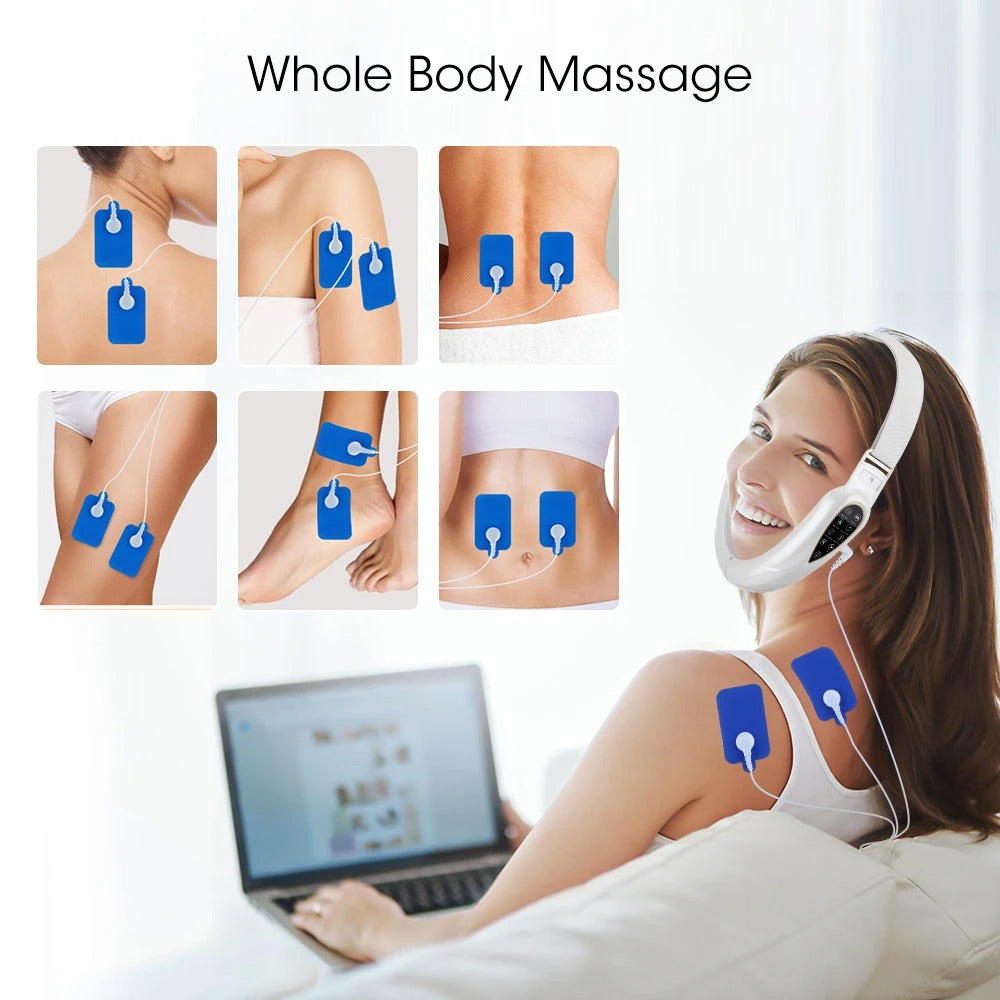 Full Body EMS Massager – Relaxing Electric Pulse Therapy for Face & Body