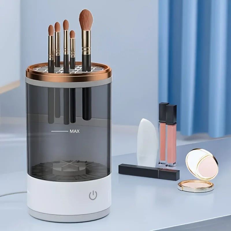 Limpiador Eléctrico de Brochas de Maquillaje – Higiene y Belleza en Minutos